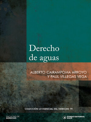 cover image of Derecho de aguas